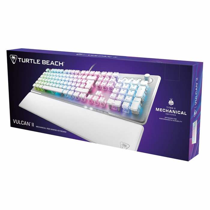 Turtle Beach Vulcan II Blanco - Teclado mecánico para juegos de PC Turtle Beach Vulcan II Blanco - Teclado mecánico para juegos de PC