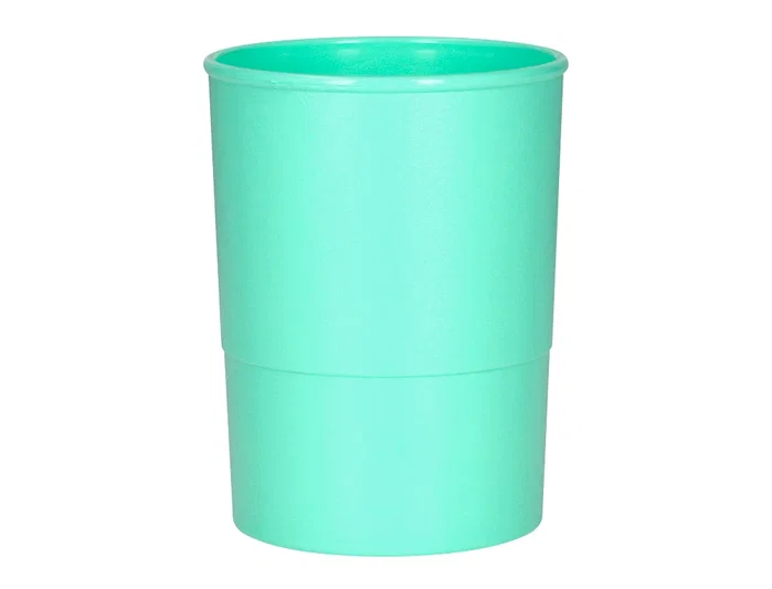 Q-connect Cubilete Verde Menta Pastel Opaco de Plástico Ø75 x 100 mm Q-connect Cubilete Verde Menta Pastel Opaco de Plástico Ø75 x 100 mm