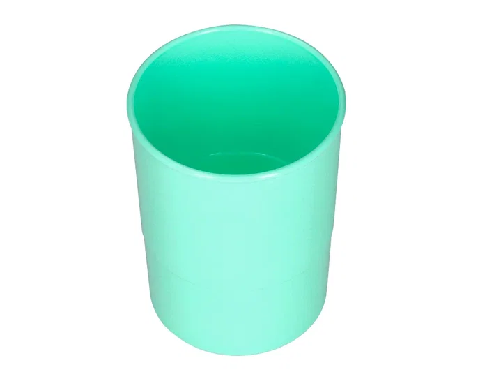Q-connect Cubilete Verde Menta Pastel Opaco de Plástico Ø75 x 100 mm Q-connect Cubilete Verde Menta Pastel Opaco de Plástico Ø75 x 100 mm