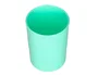 Q-connect Cubilete Verde Menta Pastel Opaco de Plástico Ø75 x 100 mm