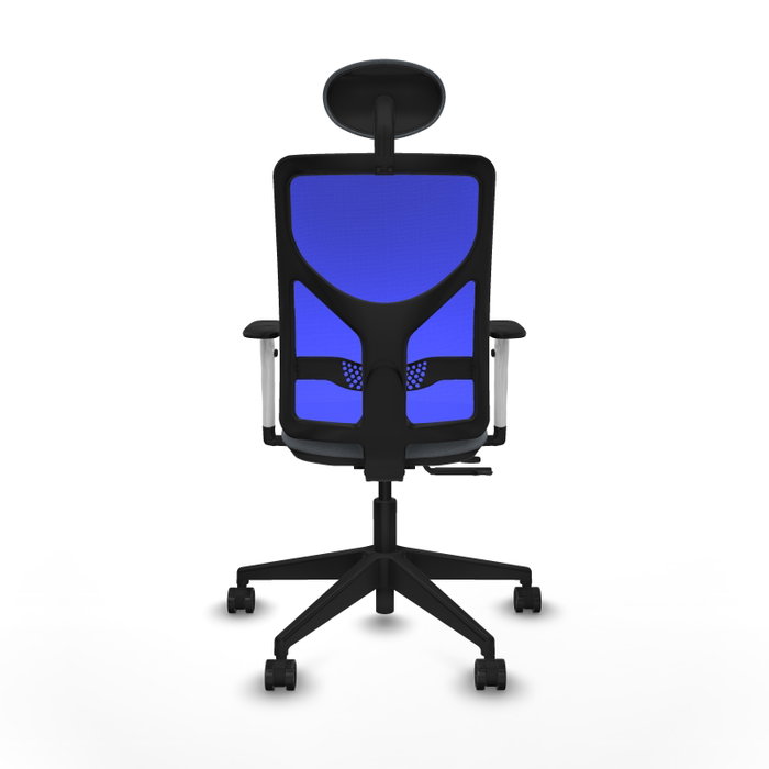PIQUERAS Y CRESPO Silla de oficina Motilla con mecanismo Sincro/Traslack, Malla Azul y Tela Gris PIQUERAS Y CRESPO Silla de oficina Motilla con mecanismo Sincro/Traslack, Malla Azul y Tela Gris