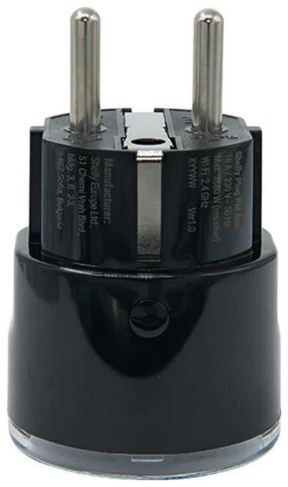Shelly Plug PM Gen3 Matter Negro Shelly Plug PM Gen3 Matter Negro