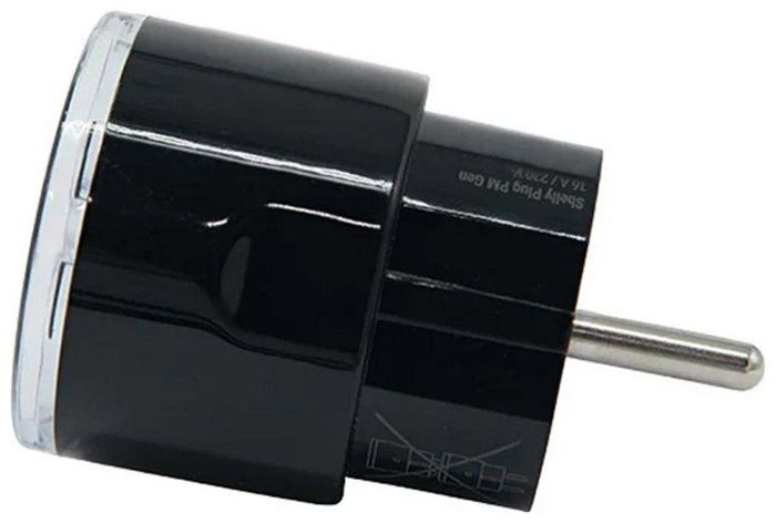 Shelly Plug PM Gen3 Matter Negro Shelly Plug PM Gen3 Matter Negro