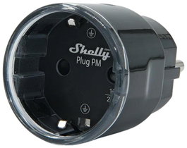 Shelly Plug PM Gen3 Matter 13A Negro