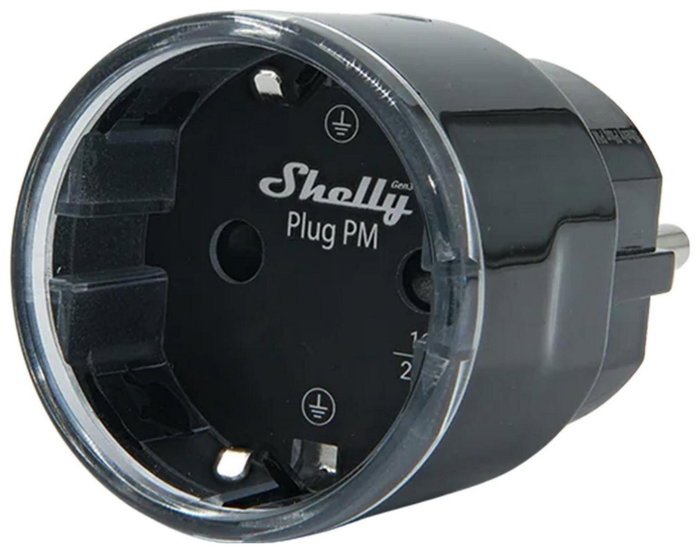 Shelly Plug PM Gen3 Matter Negro Shelly Plug PM Gen3 Matter Negro