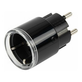 Shelly Plug & Play Plug PM Gen3, Enchufe Inteligente WiFi, Negro