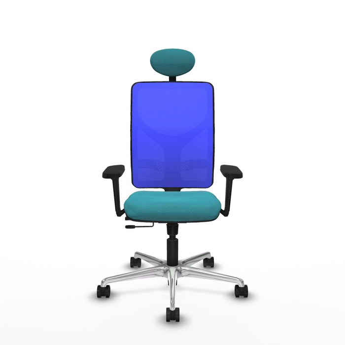 PIQUERAS Y CRESPO Silla de oficina Motilla con mecanismo Sincro/Traslack, brazos 3D y cabecero fijo PIQUERAS Y CRESPO Silla de oficina Motilla con mecanismo Sincro/Traslack, brazos 3D y cabecero fijo