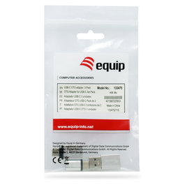 Equip Pack de 3 Adaptadores OTG USB-C y USB-A Plata