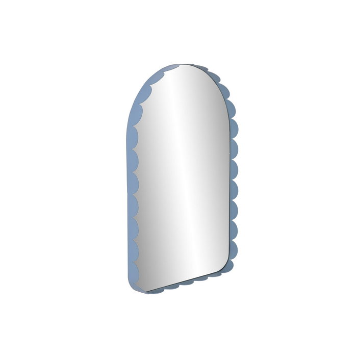 DKD Home Decor Espejo de Metal Arcos Azul 40x60 cm