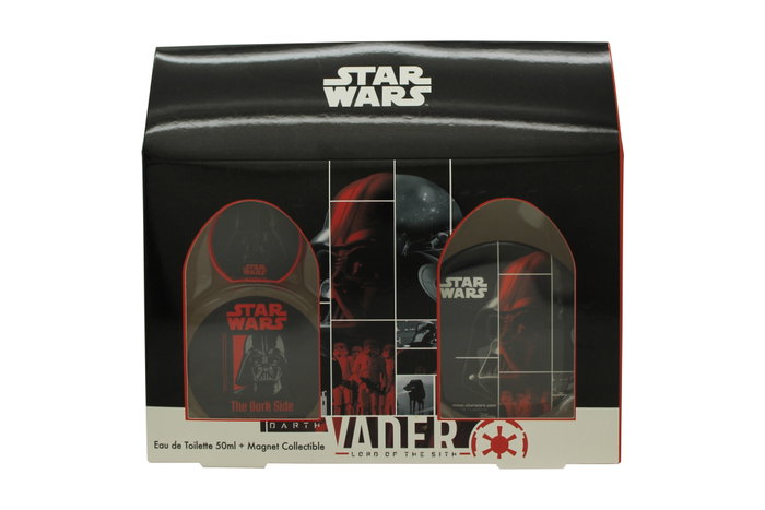 Set Disney: Star Wars Darth Vader, Eau De Toilette, For Boys, 50 ml + Star Wars Darth Vader, Collectible Magnet, For Boys Set Disney: Star Wars Darth Vader, Eau De Toilette, For Boys, 50 ml + Star Wars Darth Vader, Collectible Magnet, For Boys