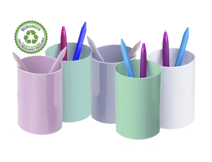 Archivo 2000 Portalápices Ecogreen Rosa Pastel 75x105 mm Archivo 2000 Portalápices Ecogreen Rosa Pastel 75x105 mm