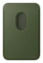 Apple iPhone 16/15/14/13/12 Funda Cartera FineWoven con MagSafe - Verde musgo, MGH74ZM/A, para tarjetas