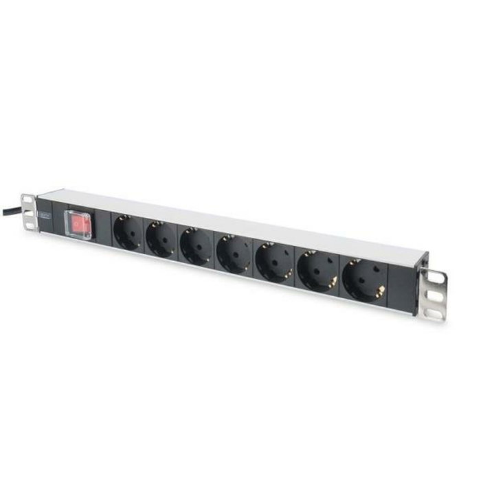 Digitus Regleta de enchufes DN-95402 7 tomas Aluminio 2m Digitus Regleta de enchufes DN-95402 7 tomas Aluminio 2m
