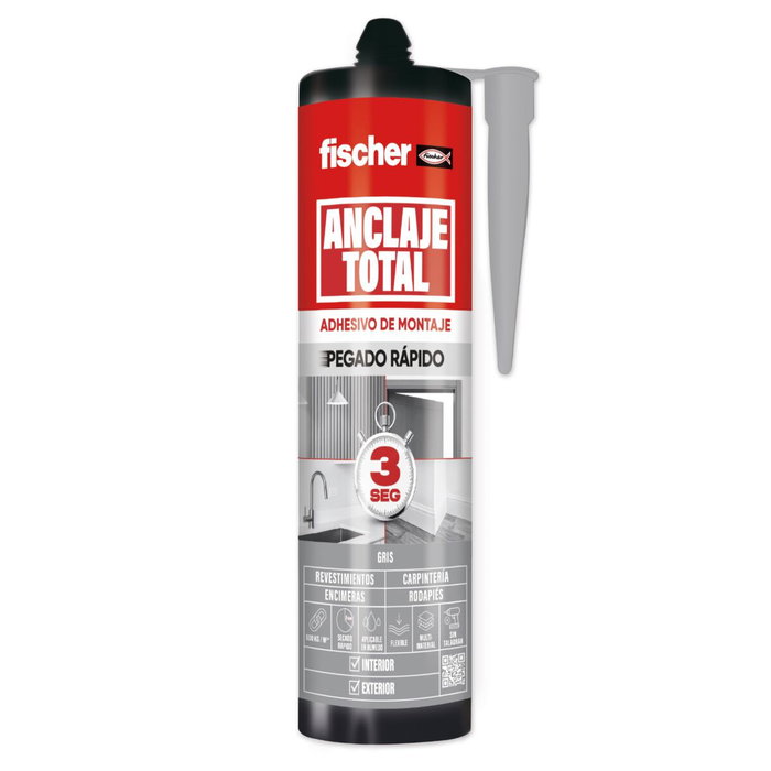 Fischer Anclaje Total Adhesivo de Montaje Gris 290 ml