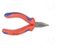 Knipex Alicates de punta de aguja con filo de corte