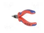 Knipex Alicates de punta de aguja con filo de corte