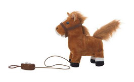 Creaciones Llopis Caballo Musical que Camina, Mueve la Colita, Trota y Relincha - Juguete de 22cm