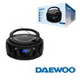 Daewoo Radio CD con Bluetooth, USB y Ecualizador - Reproductor de Música