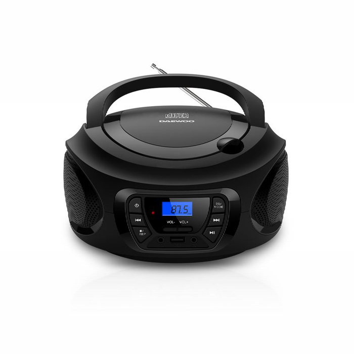 Daewoo Radio CD con Bluetooth, USB y Ecualizador - Reproductor de Música