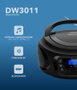 Daewoo DW3011 Radio CD Bluetooth USB Negro