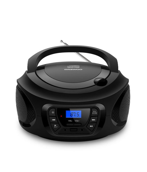 Daewoo DW3011 Radio CD Bluetooth USB Negro Daewoo DW3011 Radio CD Bluetooth USB Negro