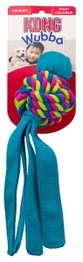 Kong KONG WUBBA LARGE Juguete Interactivo para Perros de Nailon Resistente, Ideal para Arrastrar y Lanzar, con Colas Flexibles para Agitar y Masticar