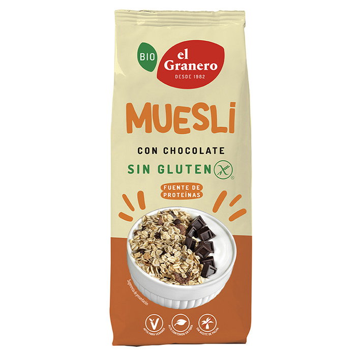EL GRANERO Muesli con chocolate BIO SG VEGAN