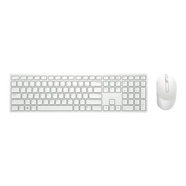 Dell KM5221W Kit Teclado y Ratón Inalámbrico 2.4 GHz Blanco - Teclado QWERTY Español, Ratón 4000 ppp, Cifrado AES-128, Compatible Windows/Mac/Linux/Android