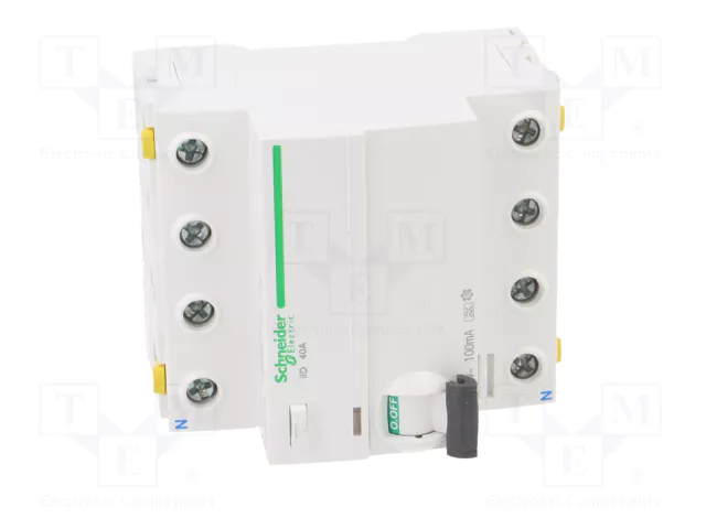 SCHNEIDER ELECTRIC Interruptor diferencial ACTI9 63A 0,1A 4 polos SCHNEIDER ELECTRIC Interruptor diferencial ACTI9 63A 0,1A 4 polos