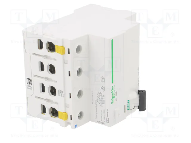 SCHNEIDER ELECTRIC Interruptor diferencial ACTI9 63A 0,1A 4 polos SCHNEIDER ELECTRIC Interruptor diferencial ACTI9 63A 0,1A 4 polos