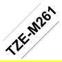Brother TZe-M261 Cinta de Etiquetas Térmica TZe, 36 mm Ancho x 8 m Largo, Negro sobre Blanco, Compatible con PT-P900W, PT-D800W, PT-P950NW