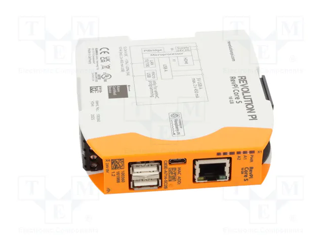 KUNBUS RevPi Core S 16GB Controlador Programable PLC IP20 KUNBUS RevPi Core S 16GB Controlador Programable PLC IP20