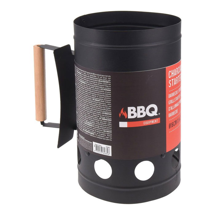 Bbq Collection Arrancador para Barbacoa de Zinc Color Negro 27cm