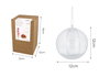 Innspiro Pack de 6 bolas de plástico transparente de 12 cm