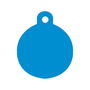 Placa identificativa para collar Imarc Circle Azul