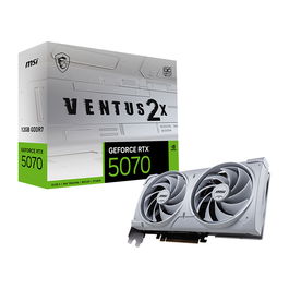 MSI Tarjeta Gráfica GeForce RTX 5070 Ventus 2X OC GDDR7 12GB White