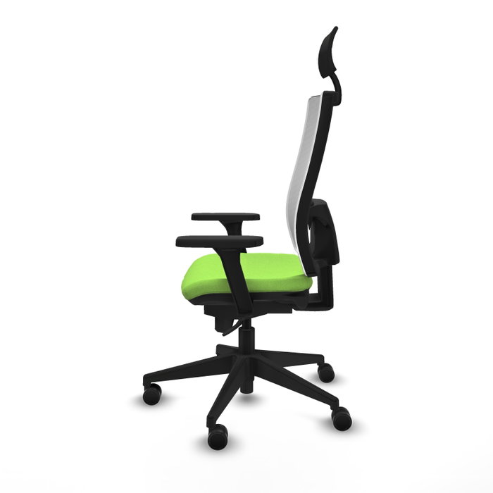PIQUERAS Y CRESPO Silla de oficina Horna con mecanismo Sincro, Pistacho y Blanco PIQUERAS Y CRESPO Silla de oficina Horna con mecanismo Sincro, Pistacho y Blanco