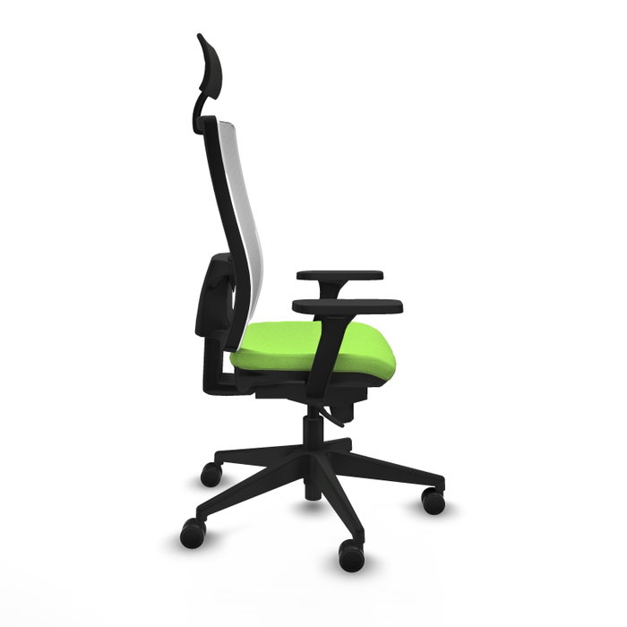 PIQUERAS Y CRESPO Silla de oficina Horna con mecanismo Sincro, Pistacho y Blanco PIQUERAS Y CRESPO Silla de oficina Horna con mecanismo Sincro, Pistacho y Blanco