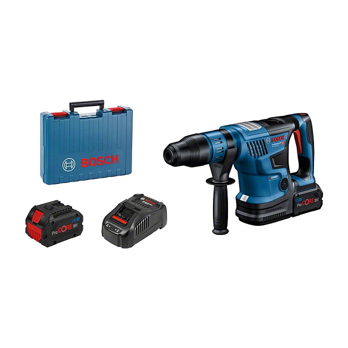 Bosch GBH 18V-36 C Kit Taladro Percutor Profesional SDS Max Sin Escobillas 18V Incluye 2 Baterías 5.5Ah, Cargador y Maletín