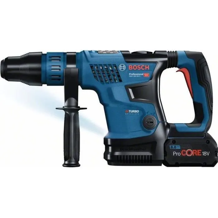 Bosch Professional Martillo Perforador a Batería SDS Max GBH 18V-36 C con 2 Baterías ProCORE 5.5Ah + Cargador GAL 1880 CV Caja Estándar