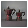 Bialetti Moka Express Stranger Things 3 tazas Negra/Roja