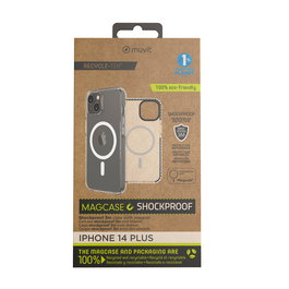 Muvit Funda Recycletek Shockproof 3M para Móvil, Protección contra Caídas de hasta 3 Metros, Material Reciclado