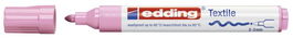 Marcador Textil Edding 4500 Rosa (Set de 10)
