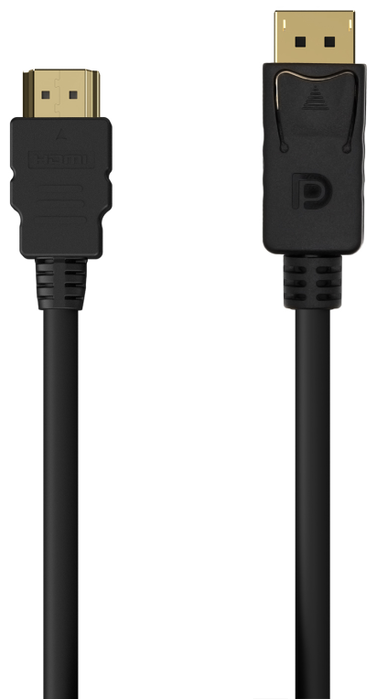 Aisens Cable Conversor DisplayPort a HDMI 0,5m Negro A125-0550