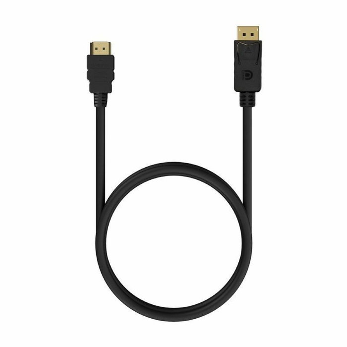 Aisens Cable Conversor DisplayPort a HDMI 0,5m Negro A125-0550