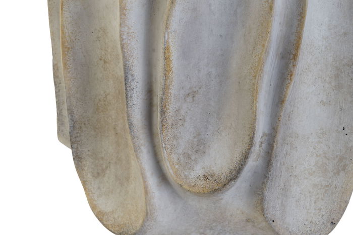 DKD Home Decor Macetero Romantico Gris Cemento 27 x 48 x 28 cm