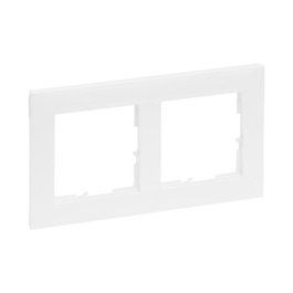 Legrand 765172 SEANO Placa ciega de 2 módulos en Blanco