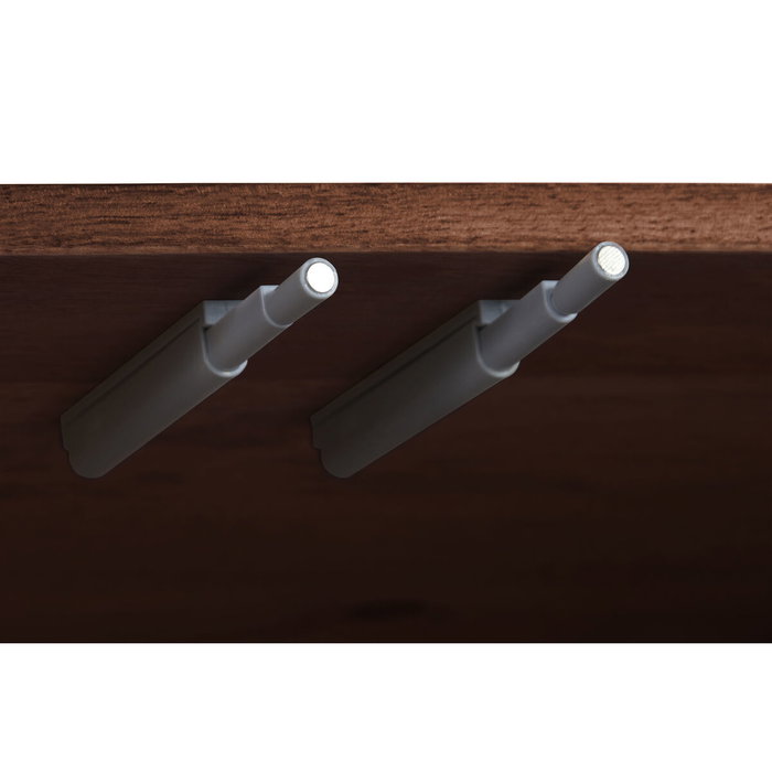 DKD Home Decor Sixties Buffet Natural Negro 180 x 40 x 80 cm