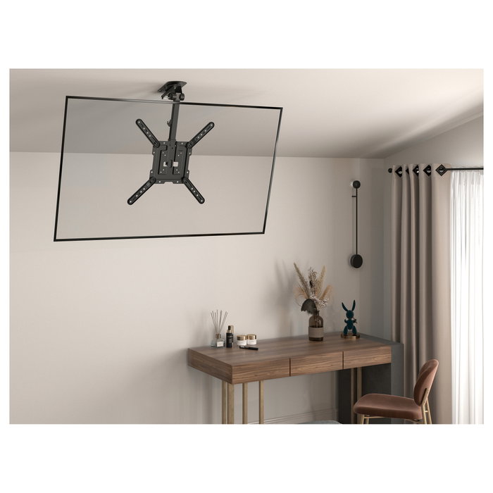 Equip Soporte de techo para pantalla 23-55 pulgadas, 20kg, VESA 400x400, plegable y ajustable