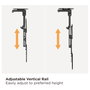 Equip Soporte de techo para pantalla 23-55 pulgadas, 20kg, VESA 400x400, plegable y ajustable